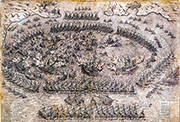 «La batalla de Lepanto» de Mario Kartaro, 1877.