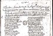 Portada del manuscrito de «Los tratos de Argel» (Ms. 14630-23 BNE).