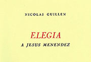 Portada de «Elegía a Jesús Menéndez»