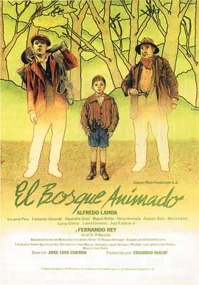 Cartel «El bosque animado» (1987)