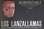 Portada de «Los lanzallamas» en la editorial Claridad (1931)