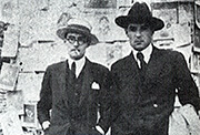 Roberto Arlt con Conrado Nalé Roxlo