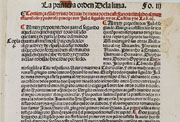 <em>Las CCC del famosissimo poeta Juan de Mena cô glosa</em> / [ por Hernaud [sic] Nuñez de Toledo...], 1505.