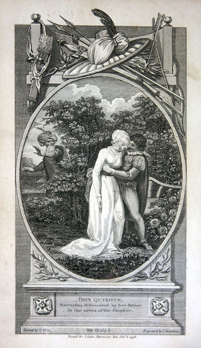 Zorayda discovered by her father in the arms of the captive.