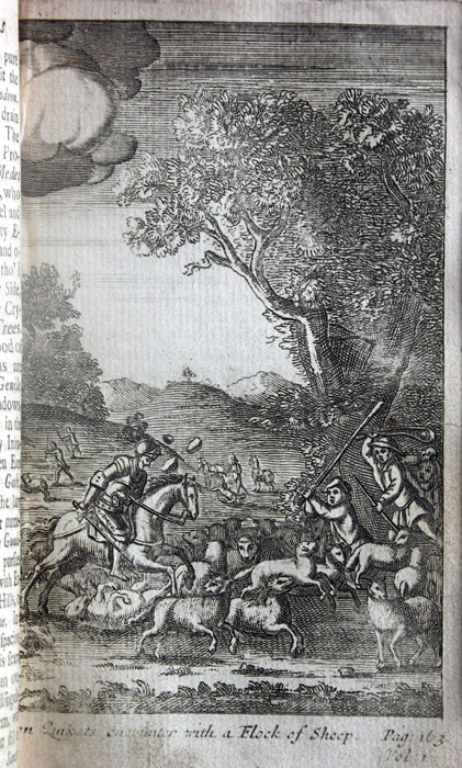 Don Quixot's Encounter with a Flock of Sheep
