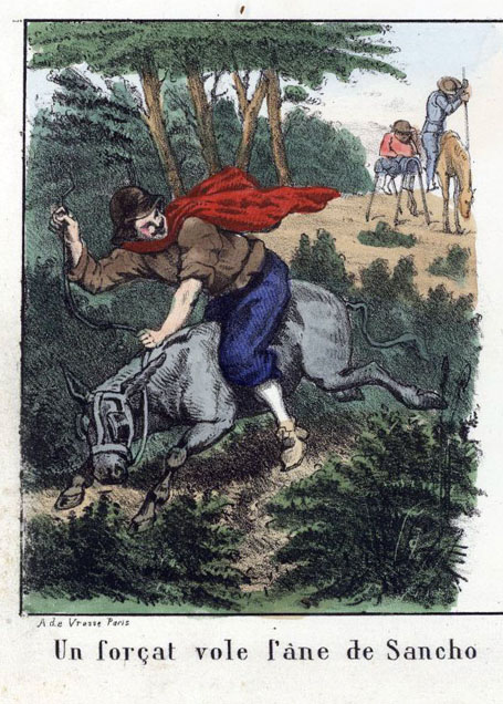 Un forçat vole l'âne de Sancho