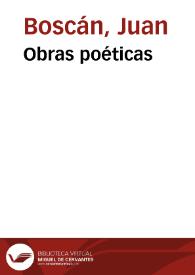 Obras poéticas