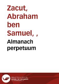 Almanach perpetuum