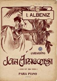 Jota aragonesa : op. 164 : para piano