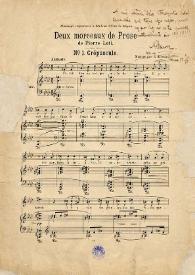 Deux morceaux de prose de Pierre Loti