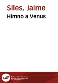Himno a Venus