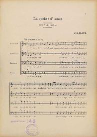 La queixa d'amor : idili á veus solas