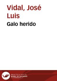 Galo herido