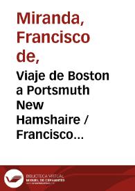 Viaje de Boston a Portsmuth New Hamshaire