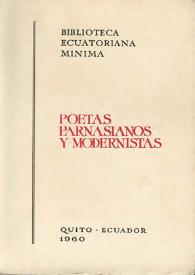 Poetas parnasianos y modernistas