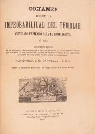 Dictamen sobre la improbabilidad del temblor anunciado en México para el 10 de agosto ...