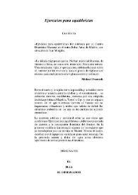 Ejercicios para equilibristas