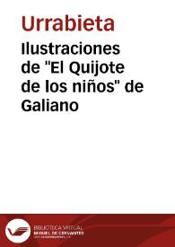 Ilustraciones de 'El Quijote de los niños' de Galiano