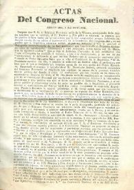 Actas del Congreso Nacional [1845-1846]