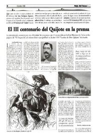 El III Centenario del Quijote en la prensa