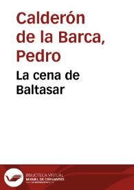 La cena de Baltasar