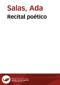 Recital poético