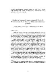 Estudio del armamento prerromano en la Península Ibérica a través de las fuentes y de las representaciones plásticas