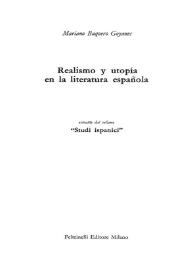 Realismo y utopía en la literatura española