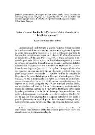 Notas a la contribución de la Península Ibérica al erario de la República romana