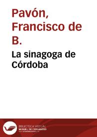 La sinagoga de Córdoba