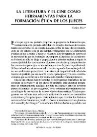 La literatura y el cine como herramientas para la formación ética de los jueces