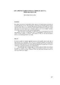 Los aprovechamientos de la tierra en Alcoy a fines del siglo XIX