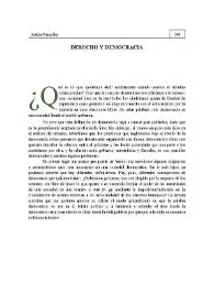 Derecho y democracia