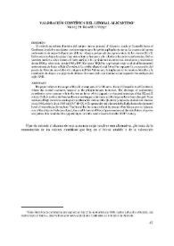 Valoración científica del litoral alicantino