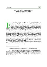 Júpiter, Hércules y Hermes : tres modelos de juez
