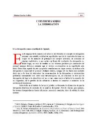 Cuestiones sobre la derogación