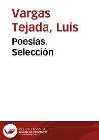 Poesías. Selección