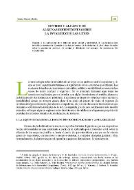 Sentido y alcance de algunas distinciones sobre la invalidez de las leyes