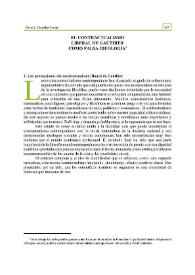 El contractualismo liberal de Gauthier como falsa ideología