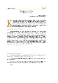 Kelsen y la ética universalista