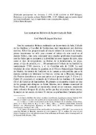 Los santuarios ibéricos de la provincia de Jaén