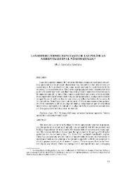 Las repercusiones espaciales de las políticas ambientales en el Véneto (Italia)