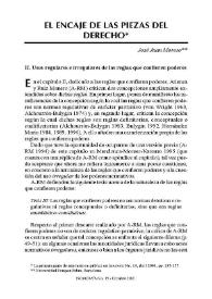El encaje de las piezas del derecho