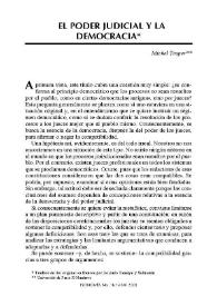 El poder judicial y la democracia