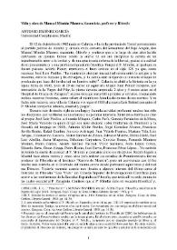 Vida y obra de Manuel Mindán Manero : sacerdote, profesor y filósofo