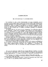 De influencias y convenciones