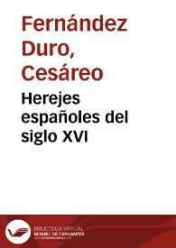 Herejes españoles del siglo XVI