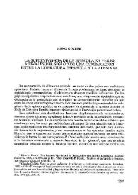 La supervivencia de la epístola en verso a finales del siglo XIX : Una comparación entre la literatura española y la alemana