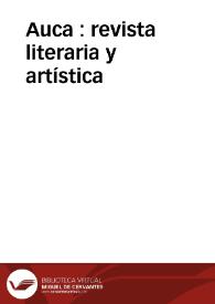 Auca : revista literaria y artística