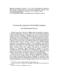 Terracotas del santuario de Calés (Calvi), Campania